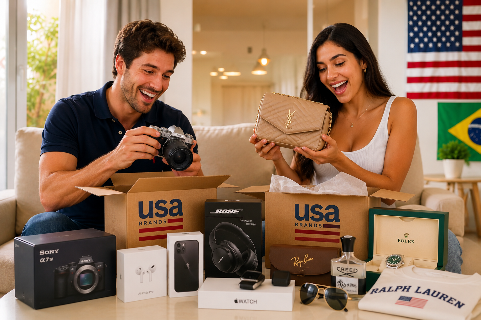 Produtos premium dos Estados Unidos